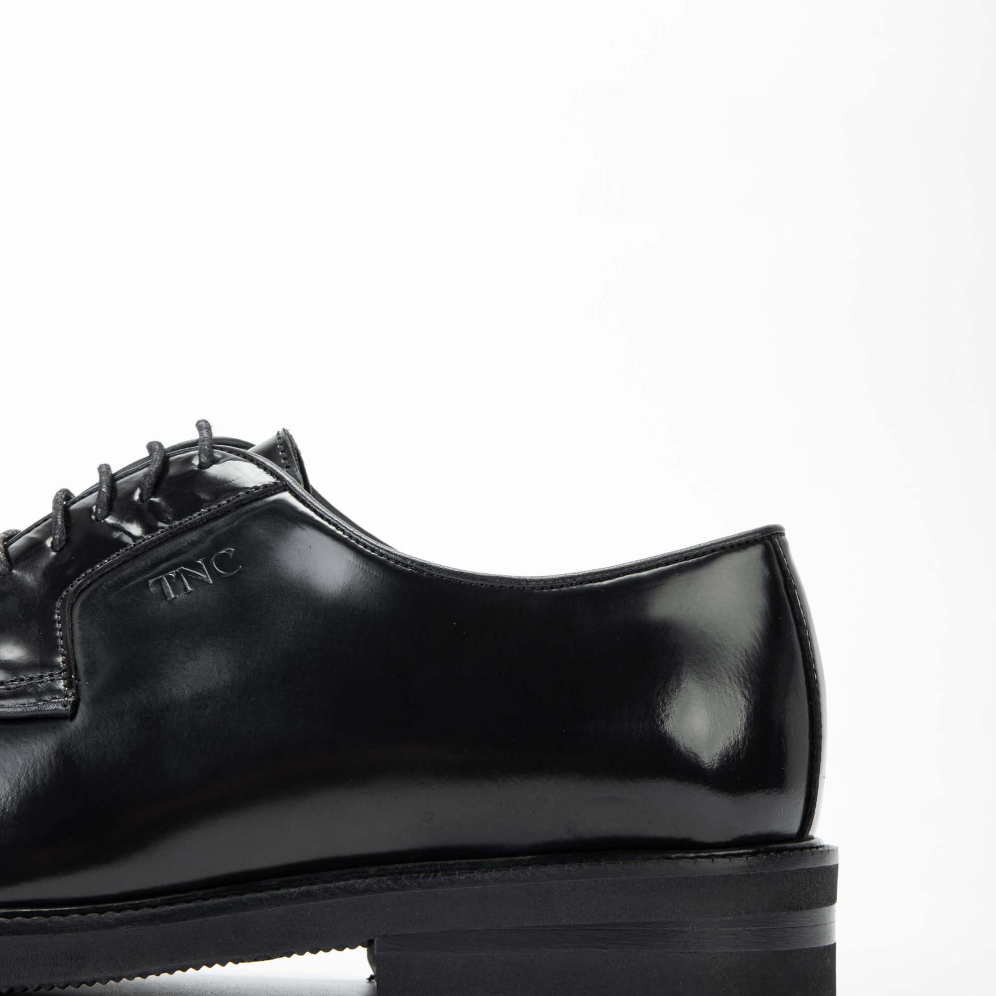 Tamer Tanca Erkek Hakiki Deri Siyah Açma Klasik Ayakkabı