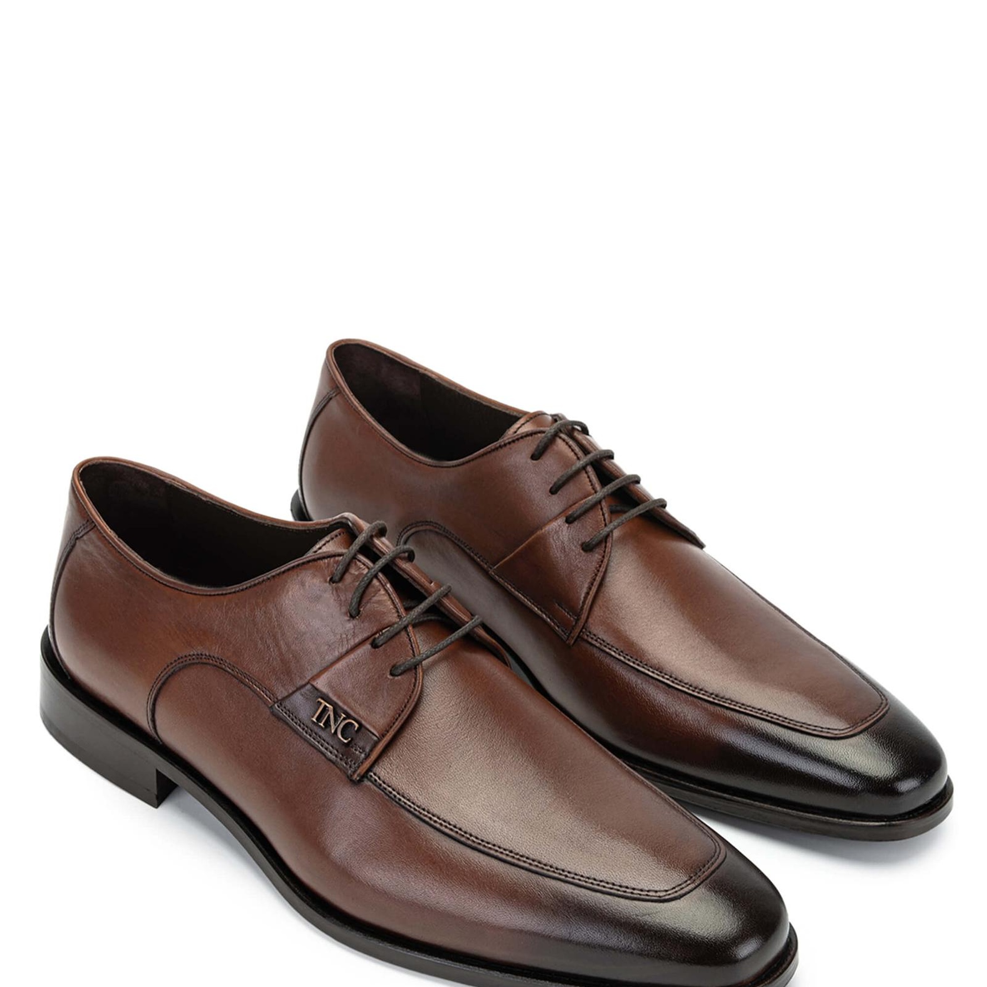 Tamer Tanca Erkek Hakiki Deri Kahverengi Klasik Ayakkabı