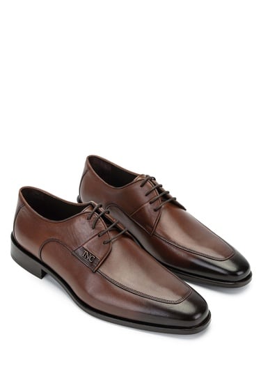  Tamer Tanca Erkek Hakiki Deri Kahverengi Klasik Ayakkabı