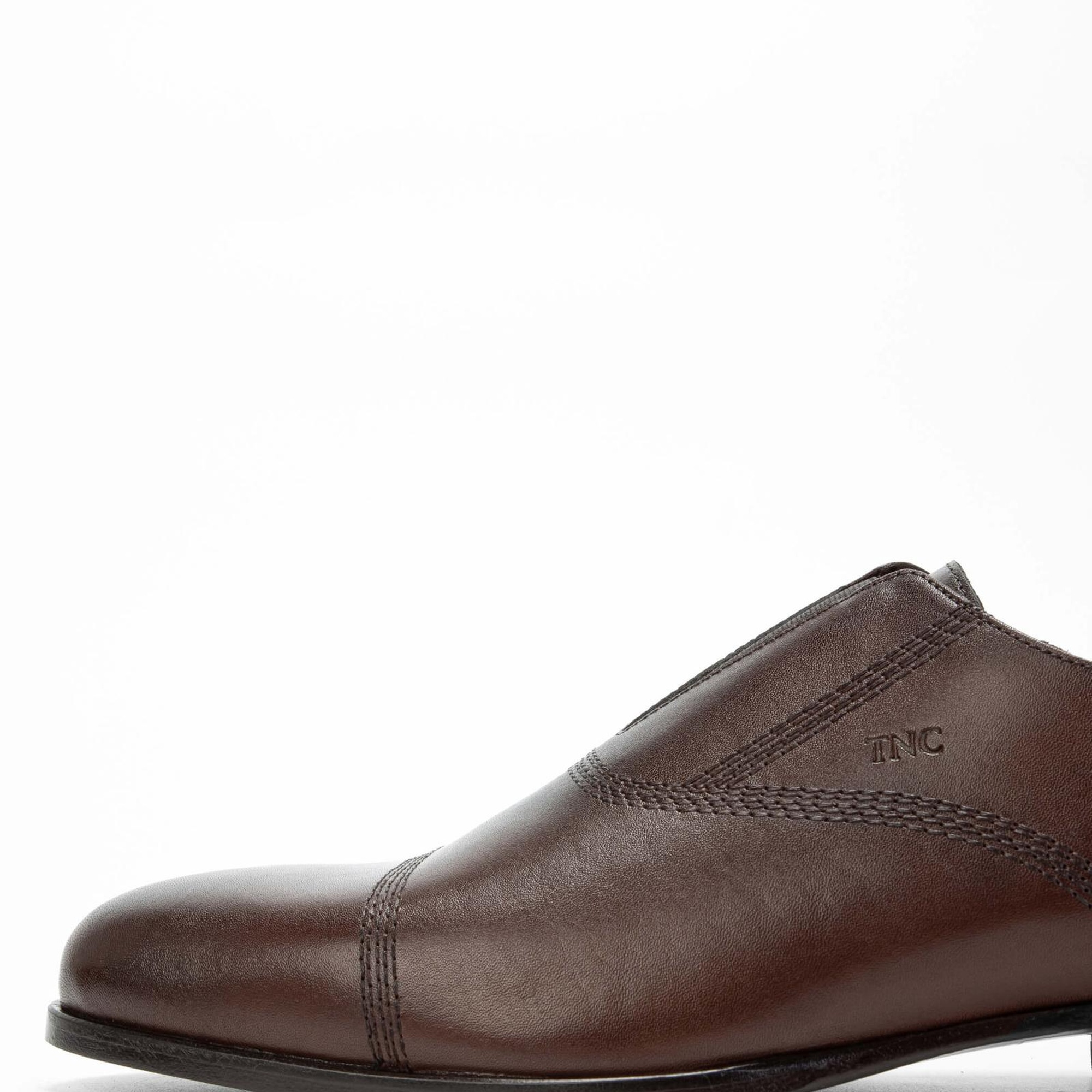 Tamer Tanca Erkek Hakiki Deri Kahverengi Klasik Ayakkabı