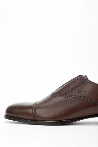  Tamer Tanca Erkek Hakiki Deri Kahverengi Klasik Ayakkabı