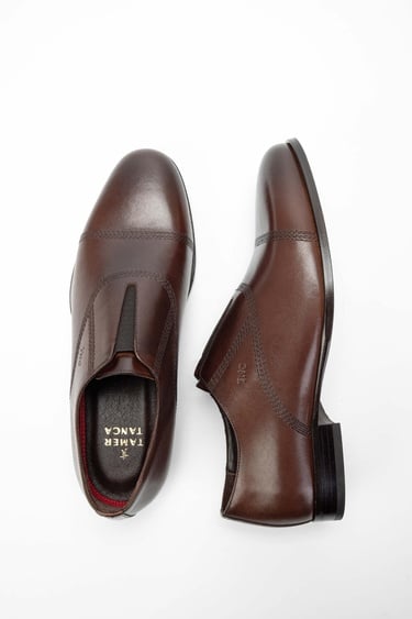  Tamer Tanca Erkek Hakiki Deri Kahverengi Klasik Ayakkabı