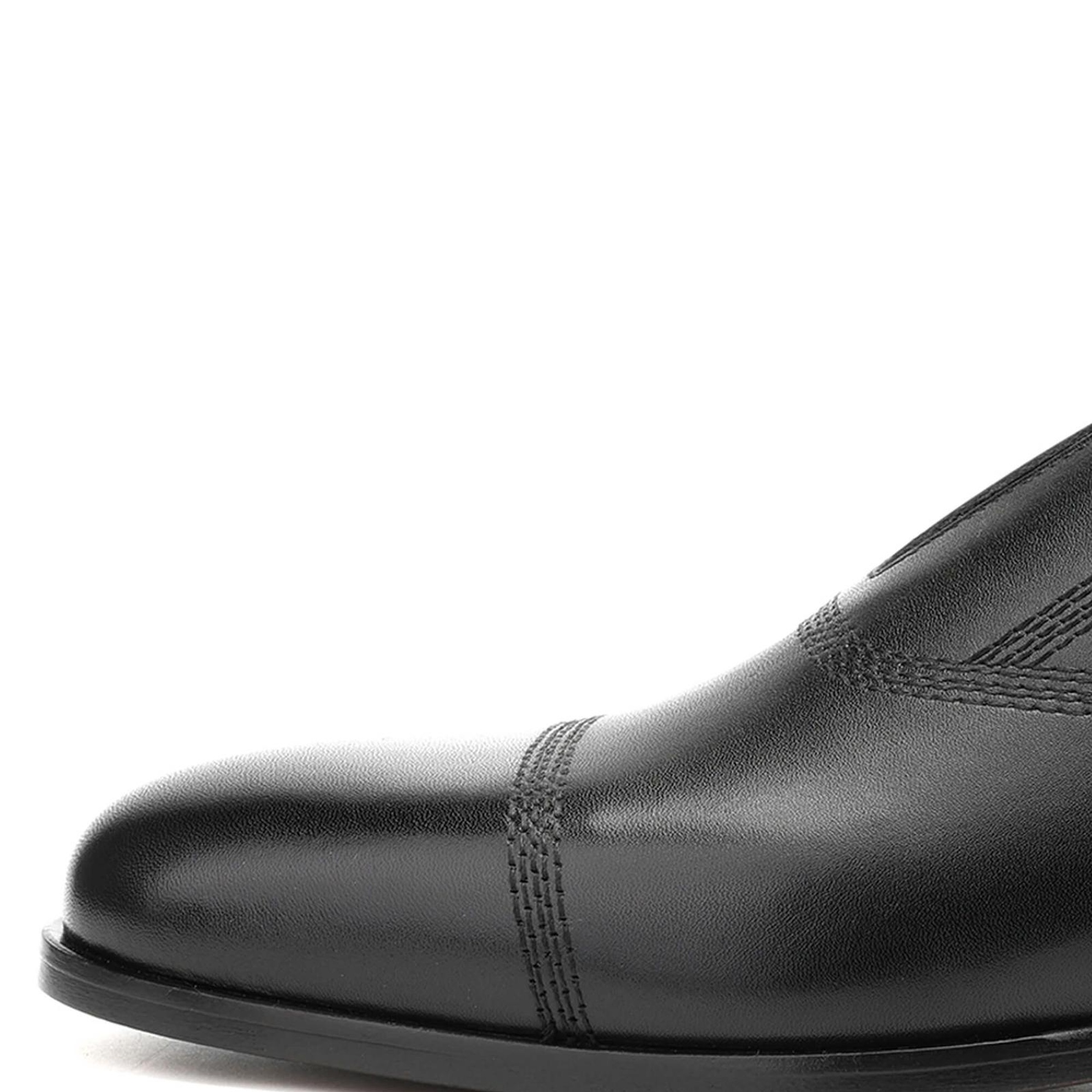 Tamer Tanca Erkek Hakiki Deri Siyah Deri Klasik Ayakkabı