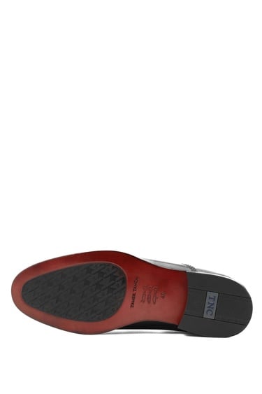  Tamer Tanca Erkek Hakiki Deri Siyah Deri Klasik Ayakkabı