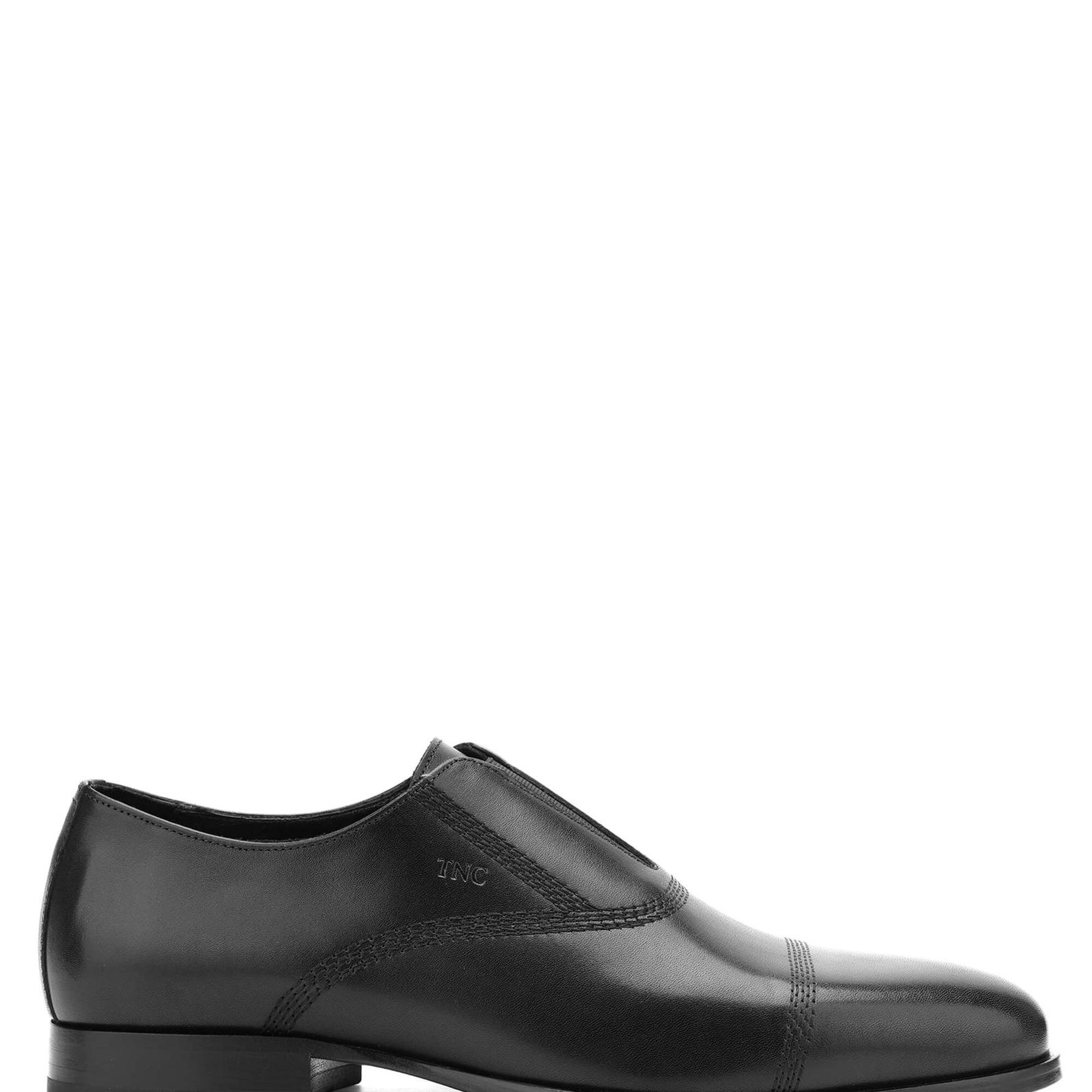 Tamer Tanca Erkek Hakiki Deri Siyah Deri Klasik Ayakkabı