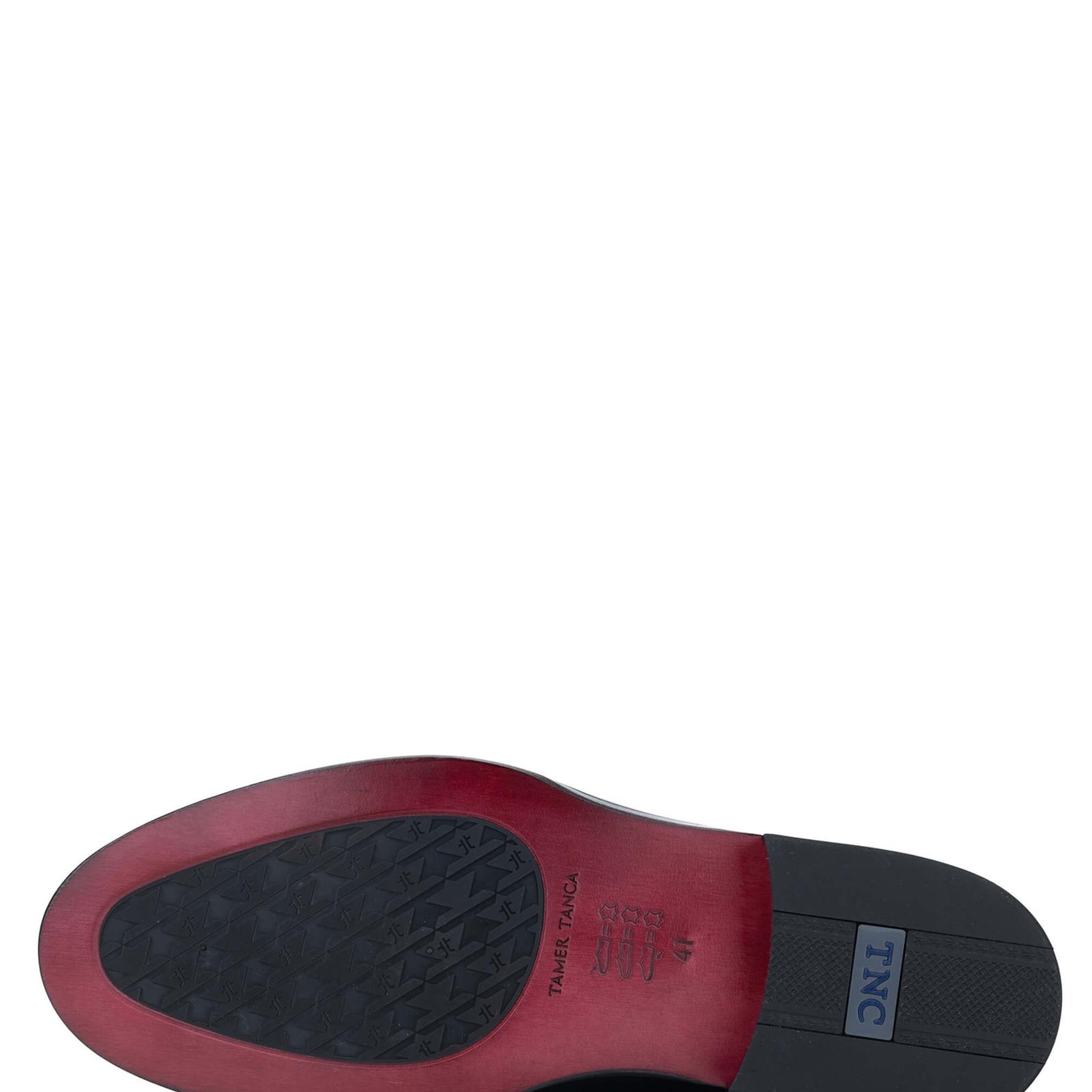 Tamer Tanca Erkek Hakiki Deri Siyah Analin Klasik Ayakkabı