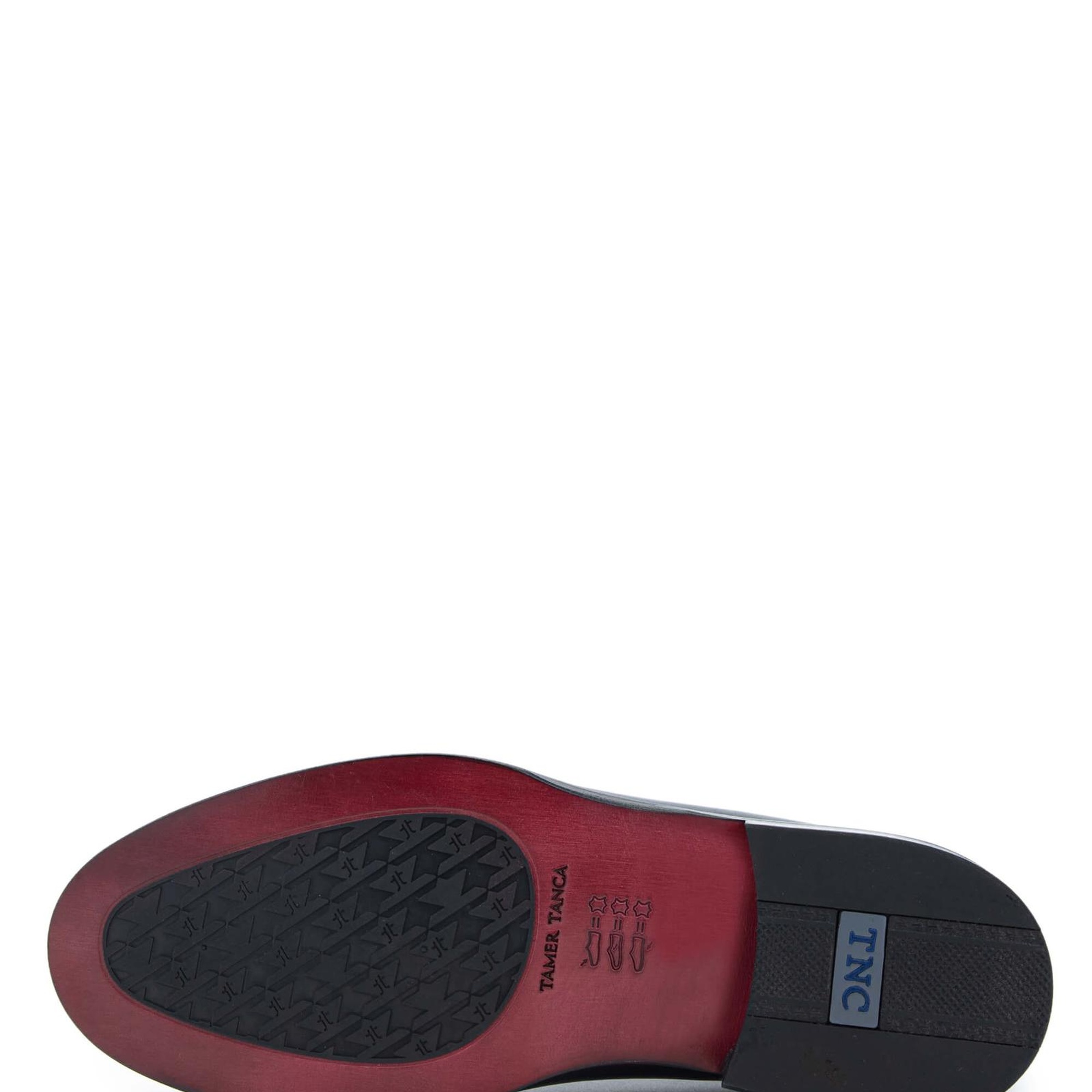 Tamer Tanca Erkek Hakiki Deri Lacivert Klasik Ayakkabı