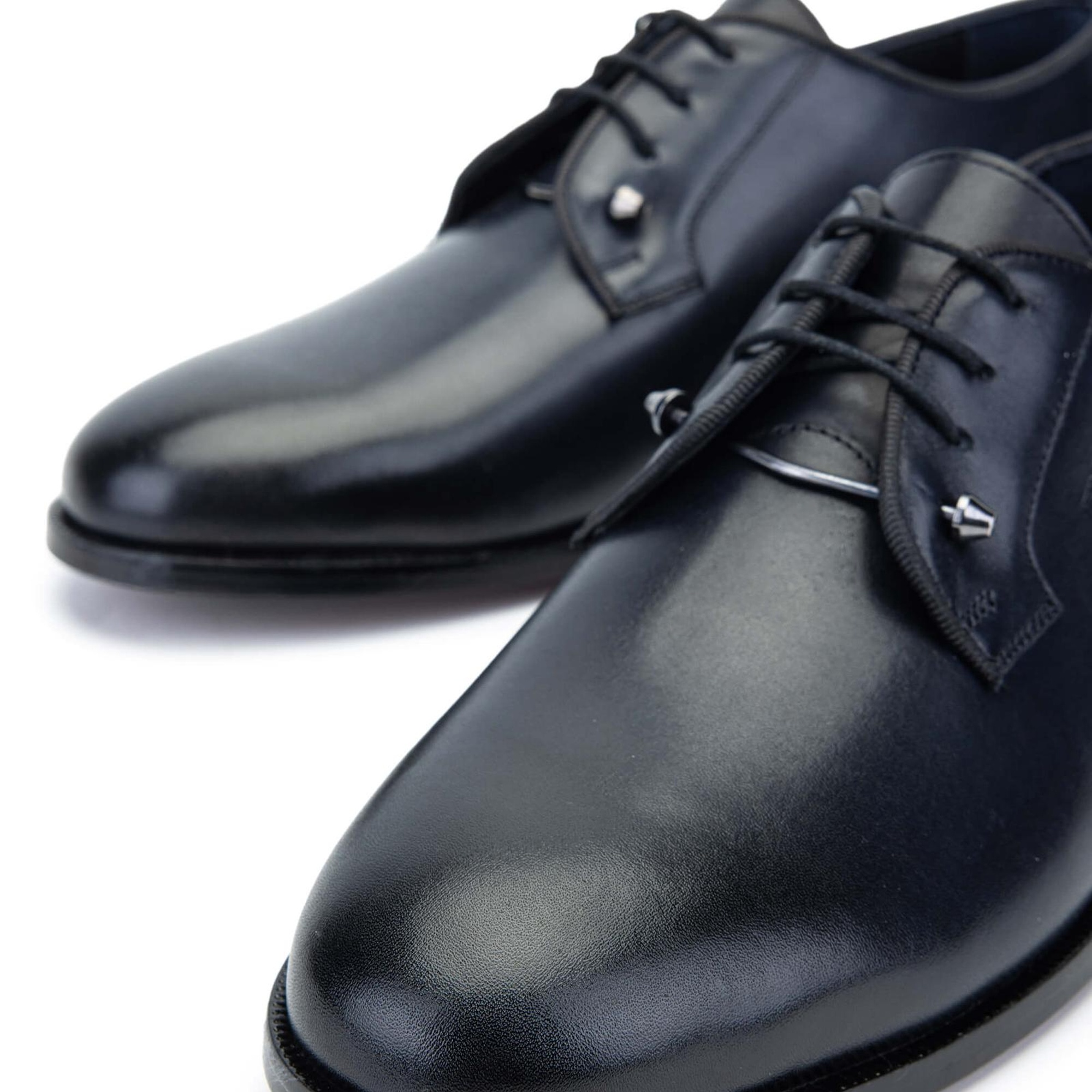 Tamer Tanca Erkek Hakiki Deri Lacivert Klasik Ayakkabı