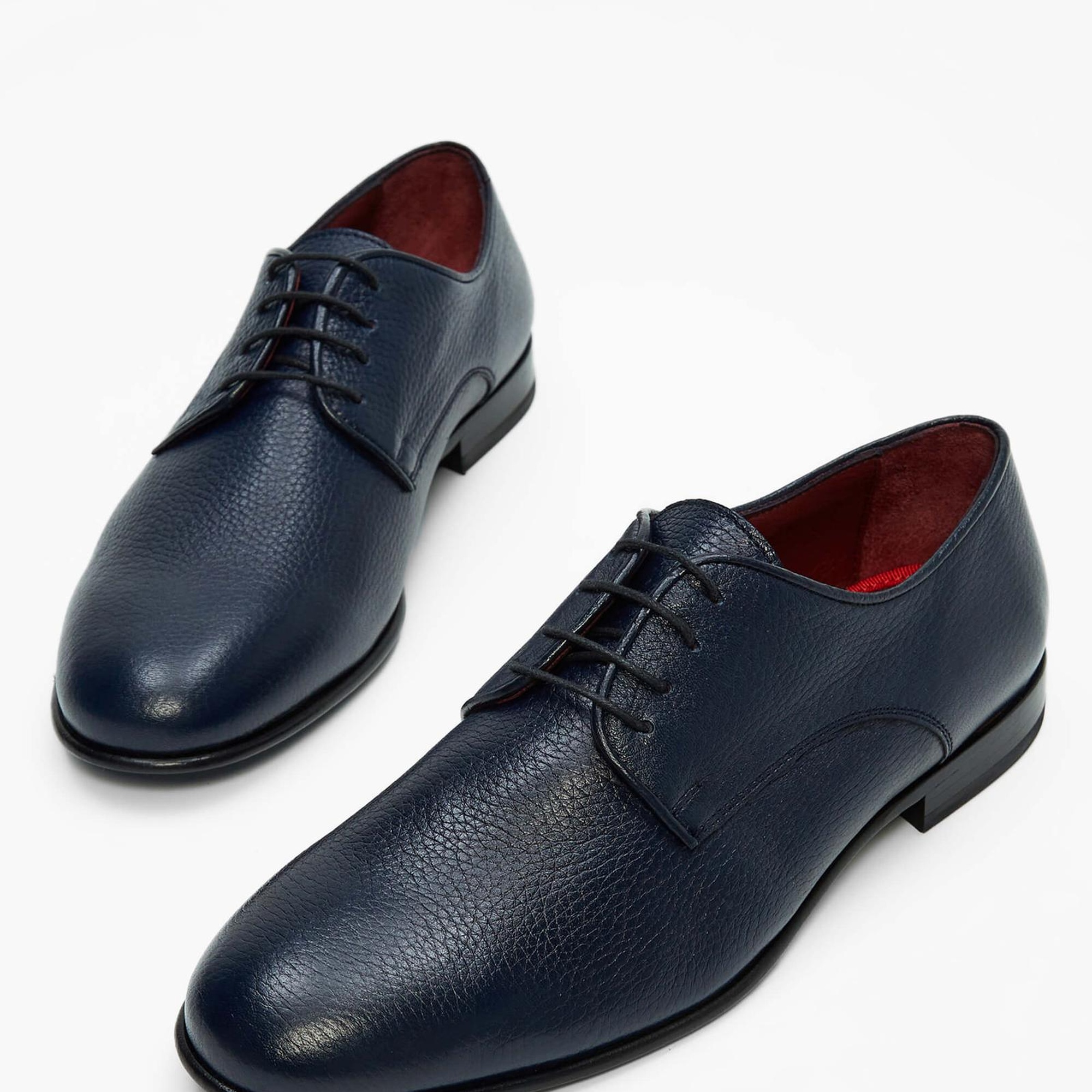 Tamer Tanca Erkek Hakiki Deri Lacivert Klasik Ayakkabı