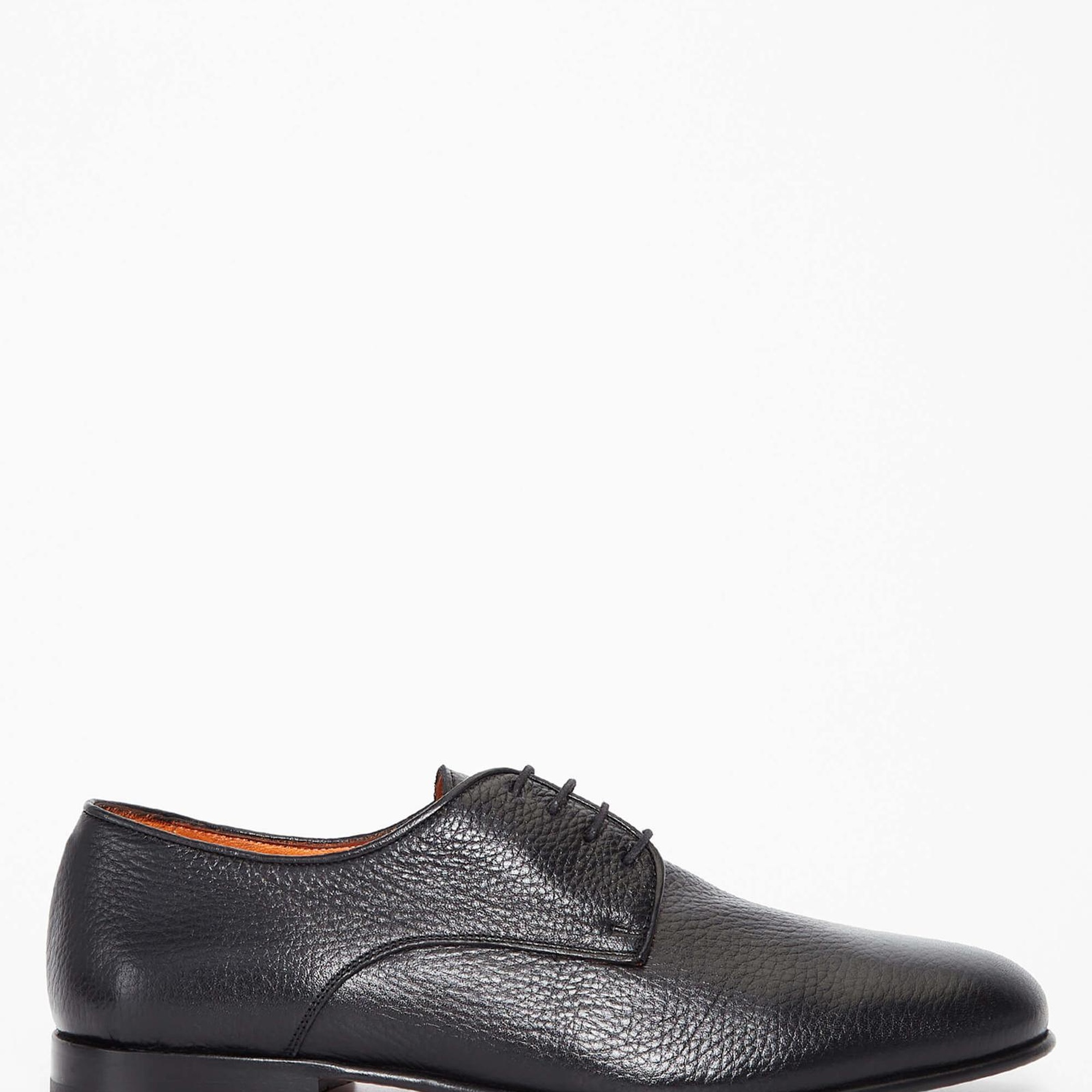 Tamer Tanca Erkek Hakiki Deri Siyah Klasik Ayakkabı