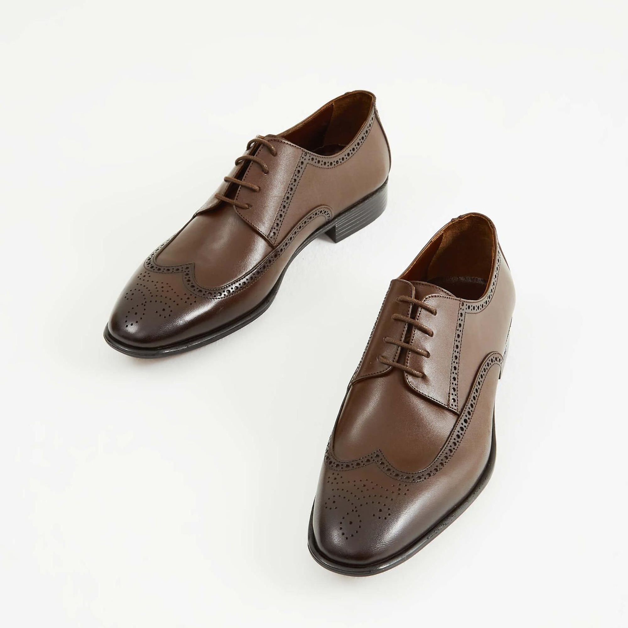 Tamer Tanca Erkek Hakiki Deri Kahverengi Klasik Ayakkabı