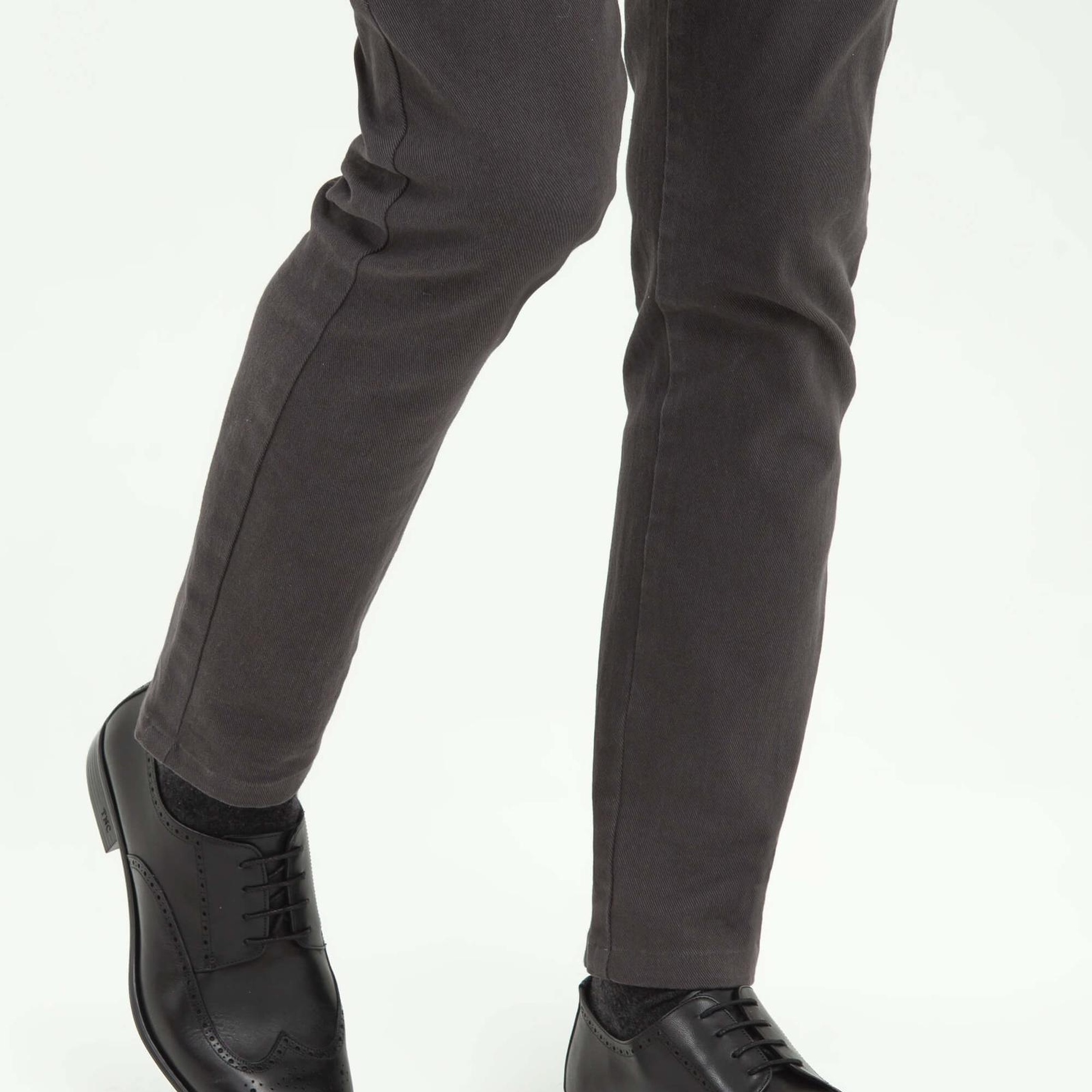 Tamer Tanca Erkek Hakiki Deri Siyah Analin Klasik Ayakkabı