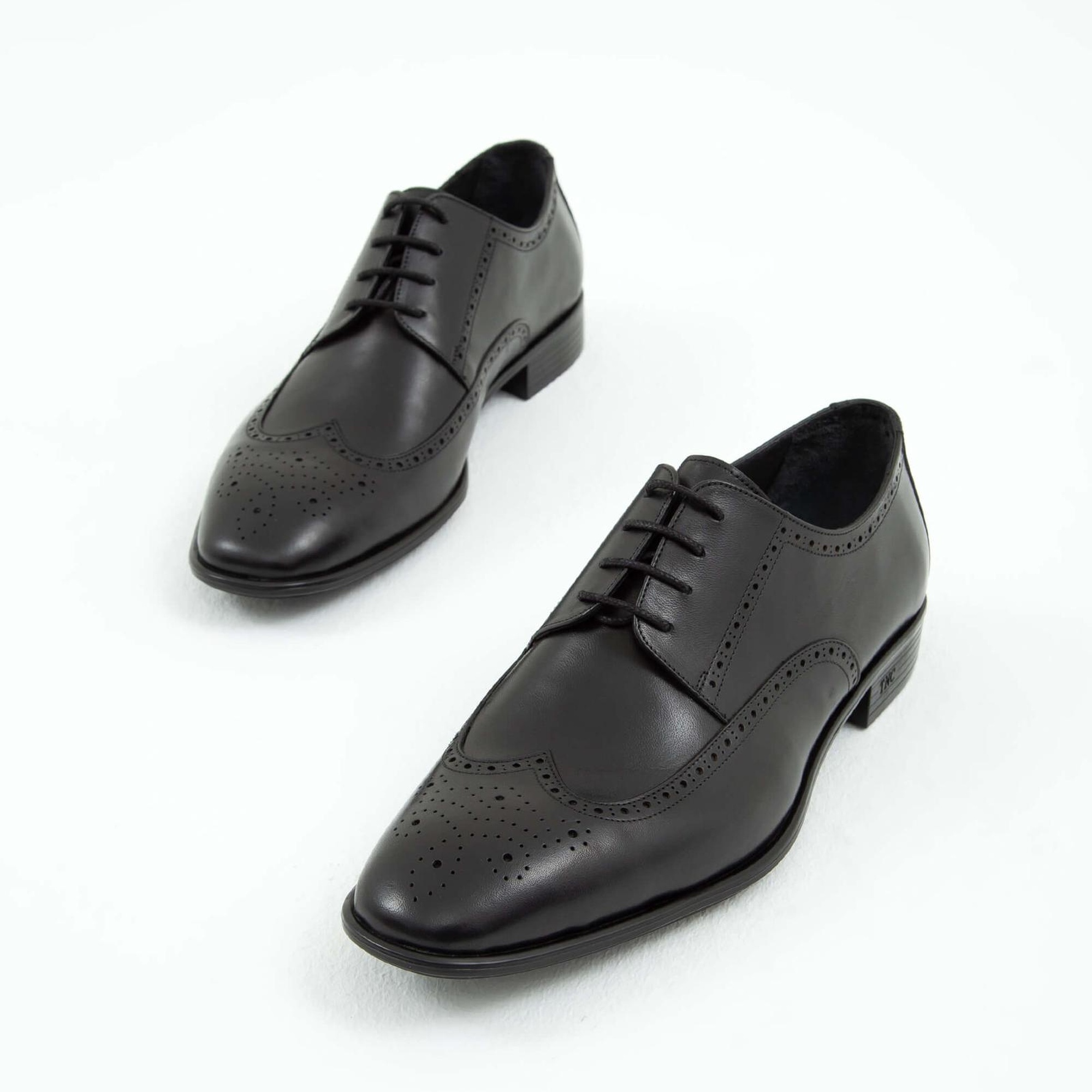 Tamer Tanca Erkek Hakiki Deri Siyah Analin Klasik Ayakkabı