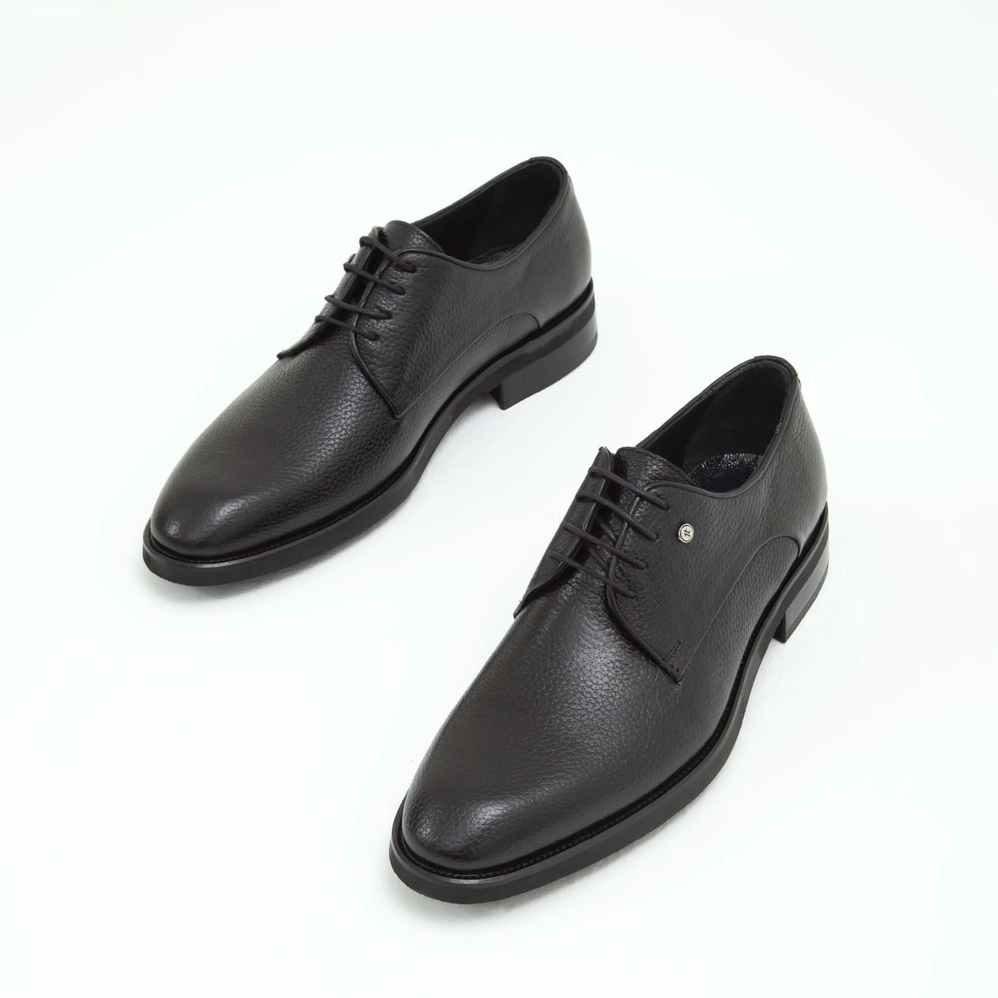 Tamer Tanca Erkek Hakiki Deri Siyah Floter Klasik Ayakkabı