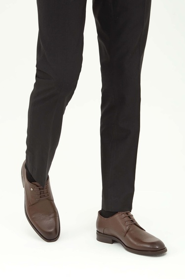  Tamer Tanca Erkek Hakiki Deri Taba Floter Klasik Ayakkabı