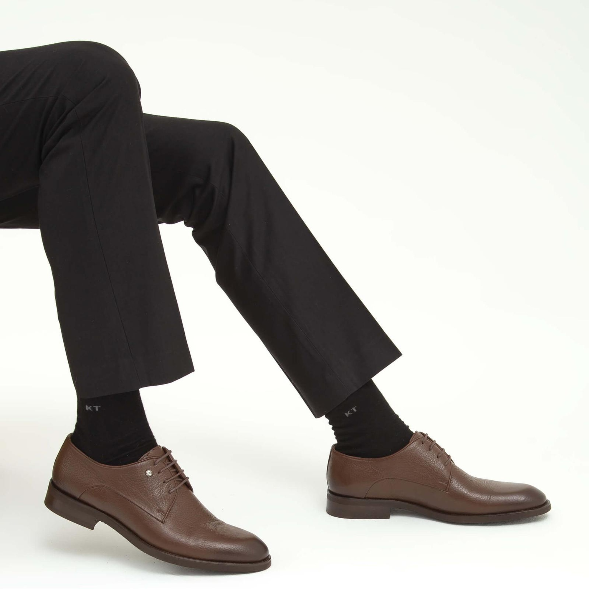 Tamer Tanca Erkek Hakiki Deri Taba Floter Klasik Ayakkabı