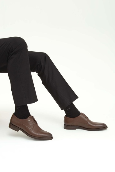  Tamer Tanca Erkek Hakiki Deri Taba Floter Klasik Ayakkabı