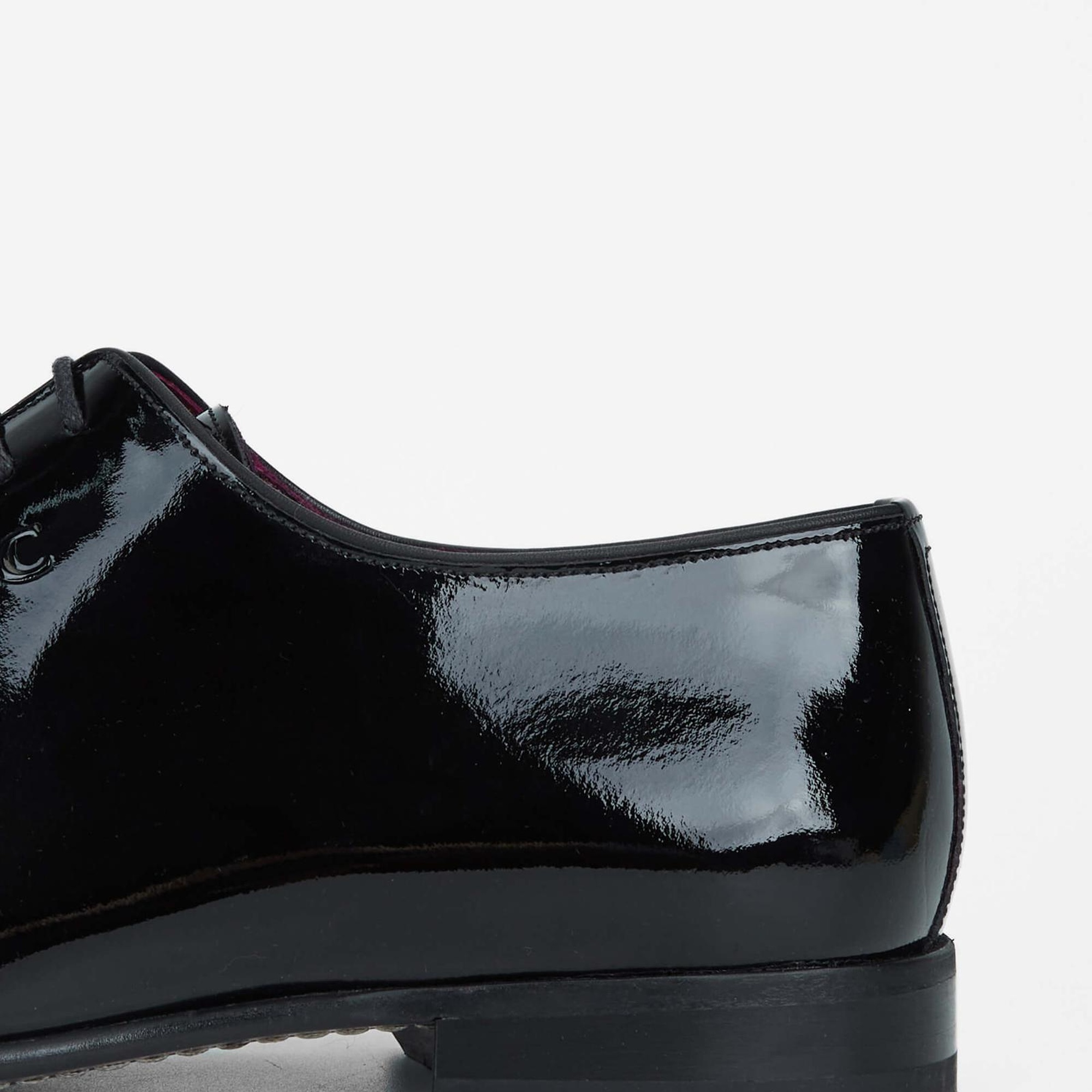 Tamer Tanca Erkek Hakiki Deri Siyah Rugan Klasik Ayakkabı