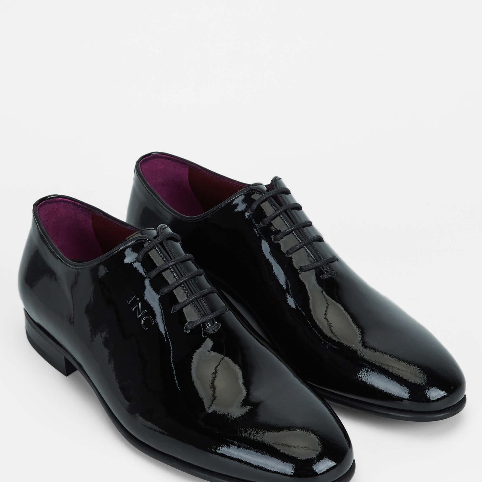 Tamer Tanca Erkek Hakiki Deri Siyah Rugan Klasik Ayakkabı