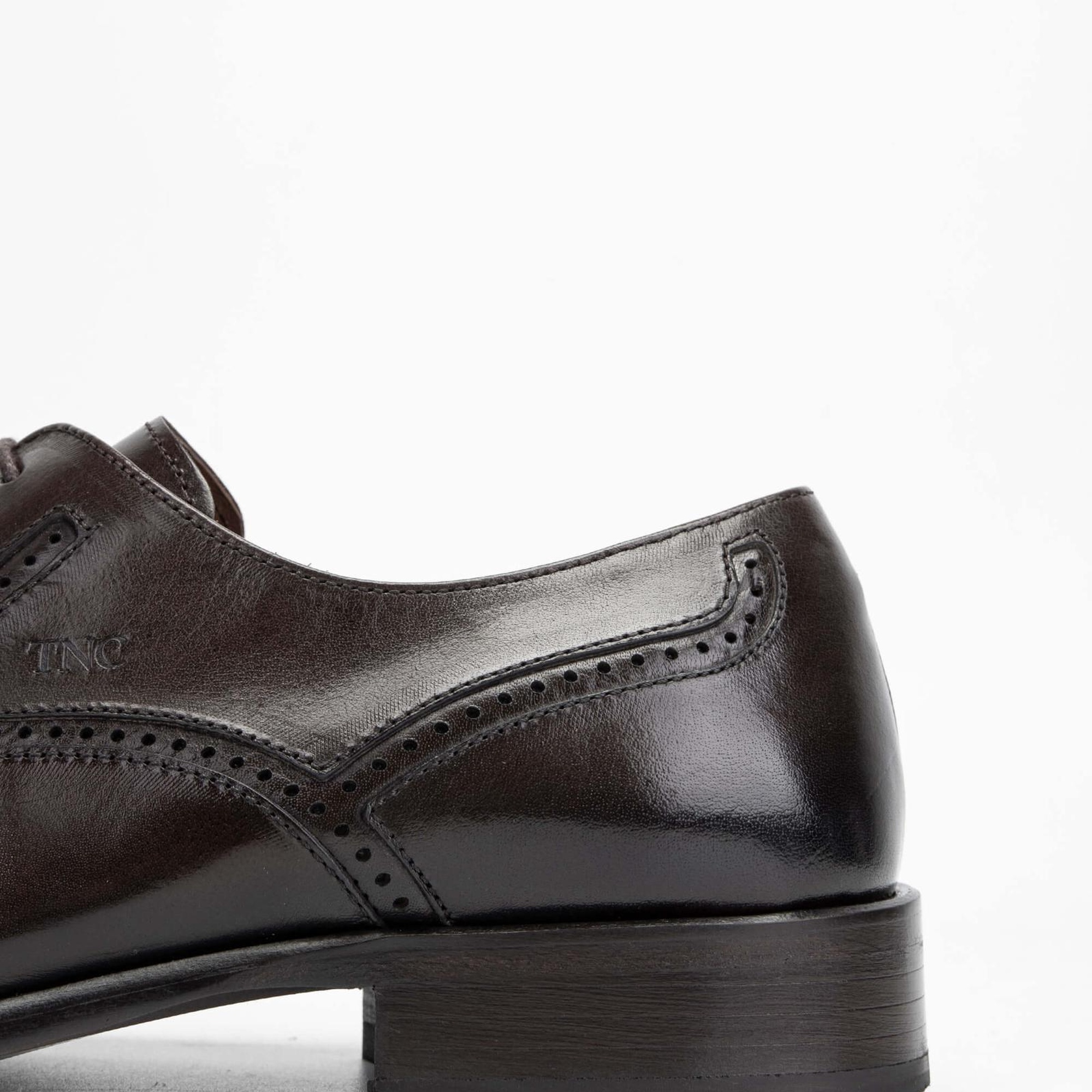 Tamer Tanca Erkek Hakiki Deri Kahverengi Klasik Ayakkabı