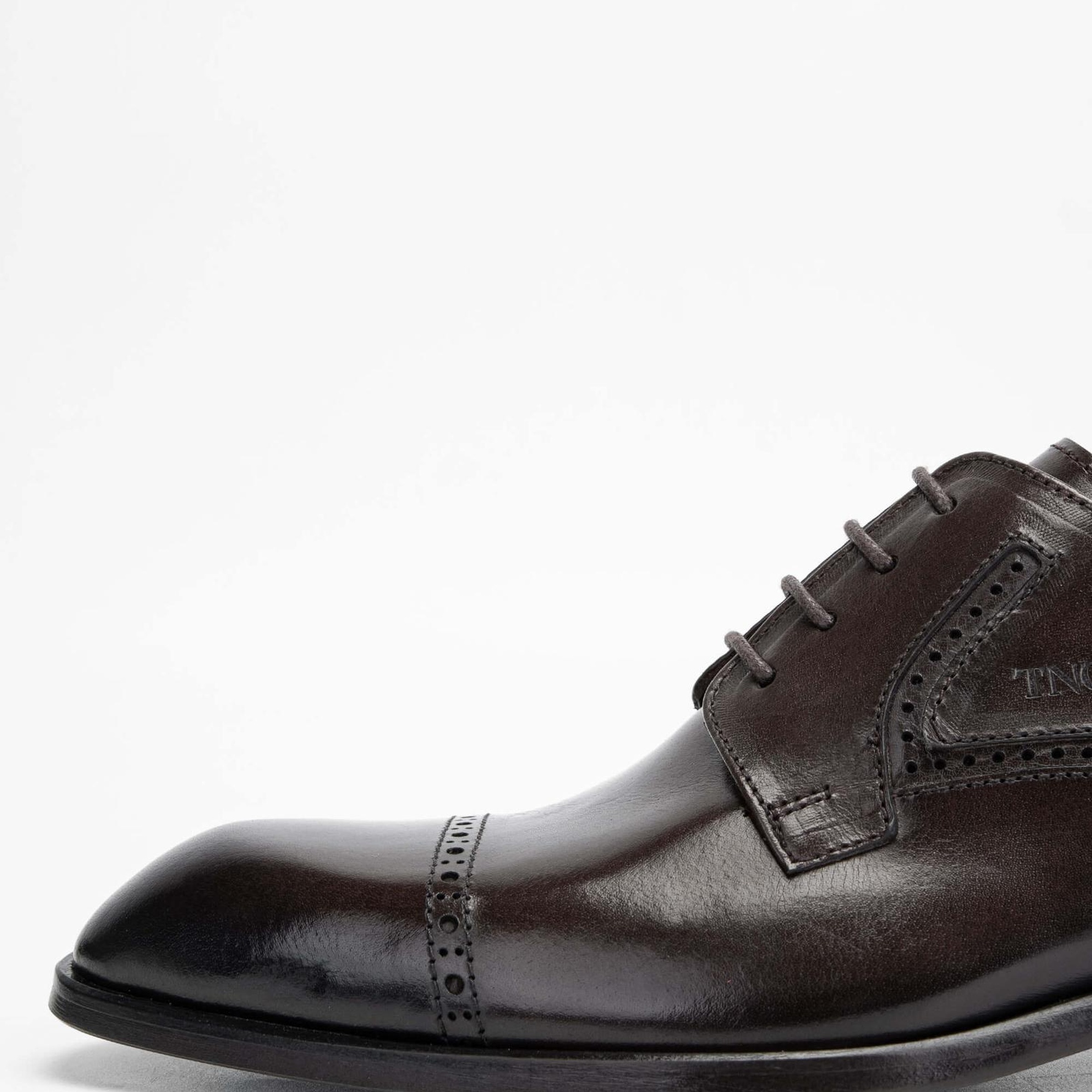 Tamer Tanca Erkek Hakiki Deri Kahverengi Klasik Ayakkabı