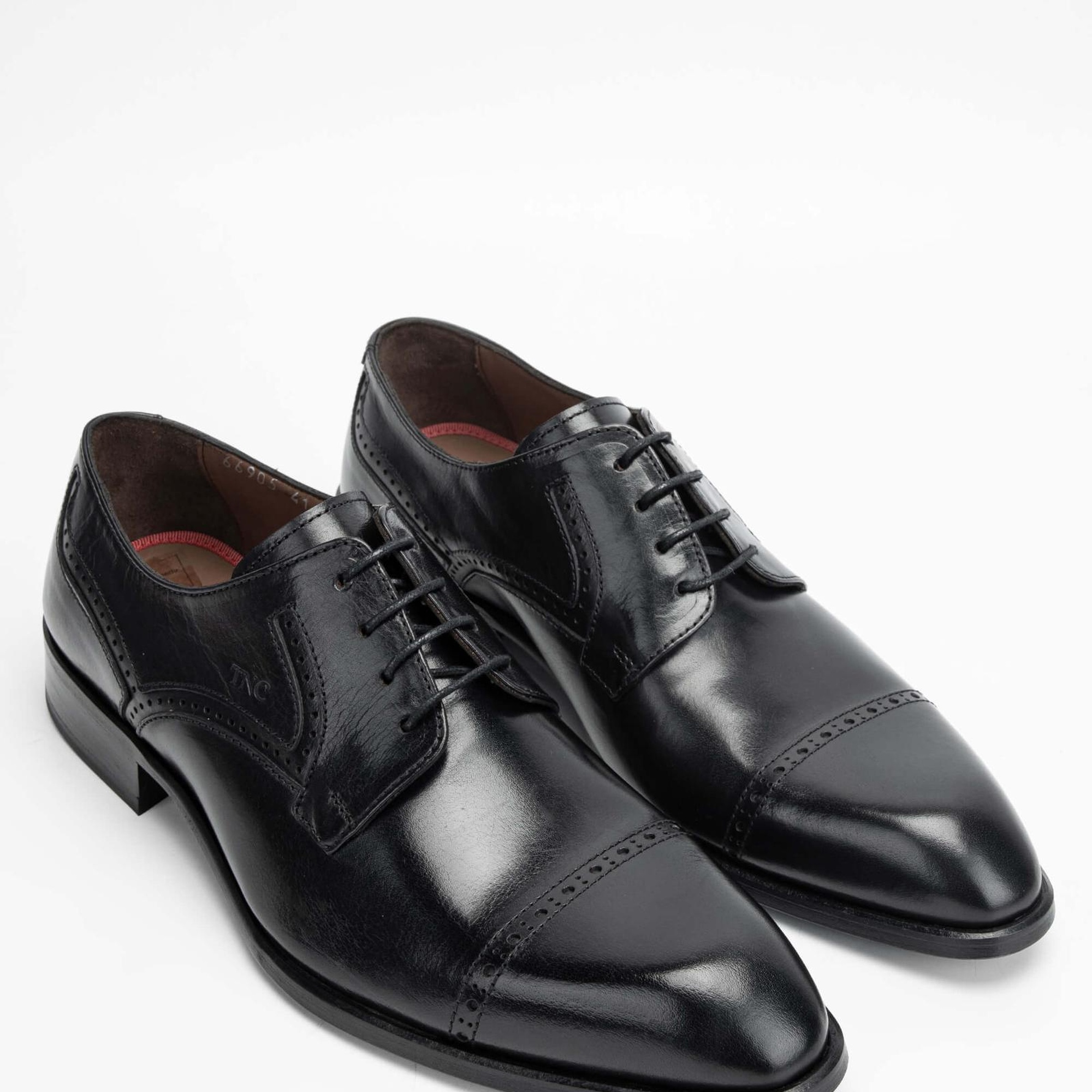 Tamer Tanca Erkek Hakiki Deri Siyah Klasik Ayakkabı