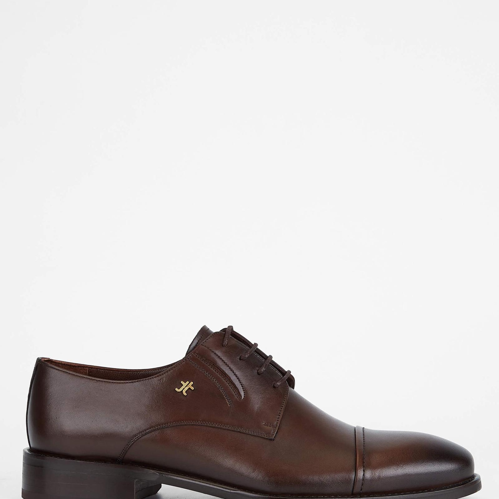 Tamer Tanca Erkek Hakiki Deri Kahverengi Klasik Ayakkabı