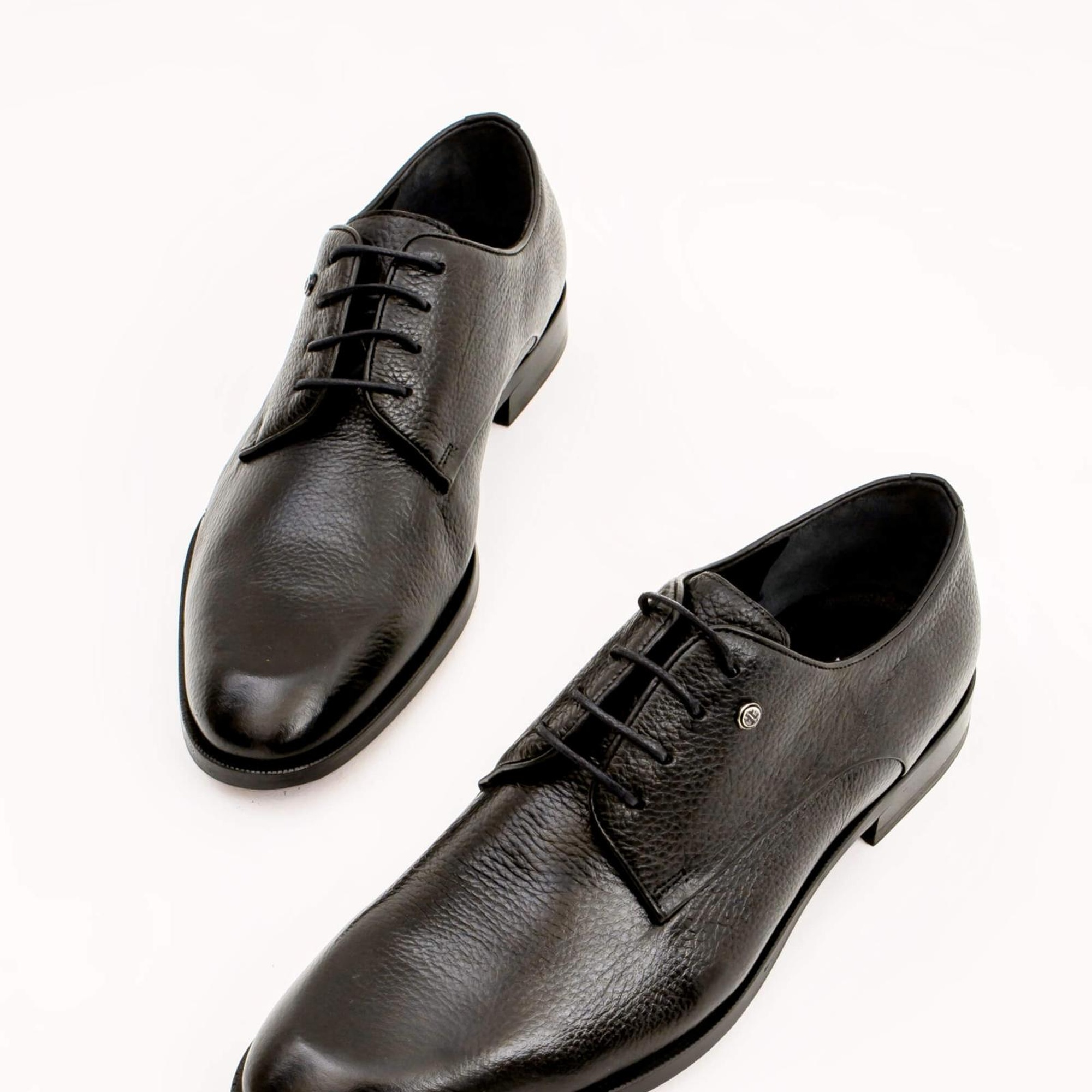 Tamer Tanca Erkek Hakiki Deri Siyah Klasik Ayakkabı