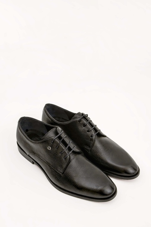  Tamer Tanca Erkek Hakiki Deri Siyah Klasik Ayakkabı