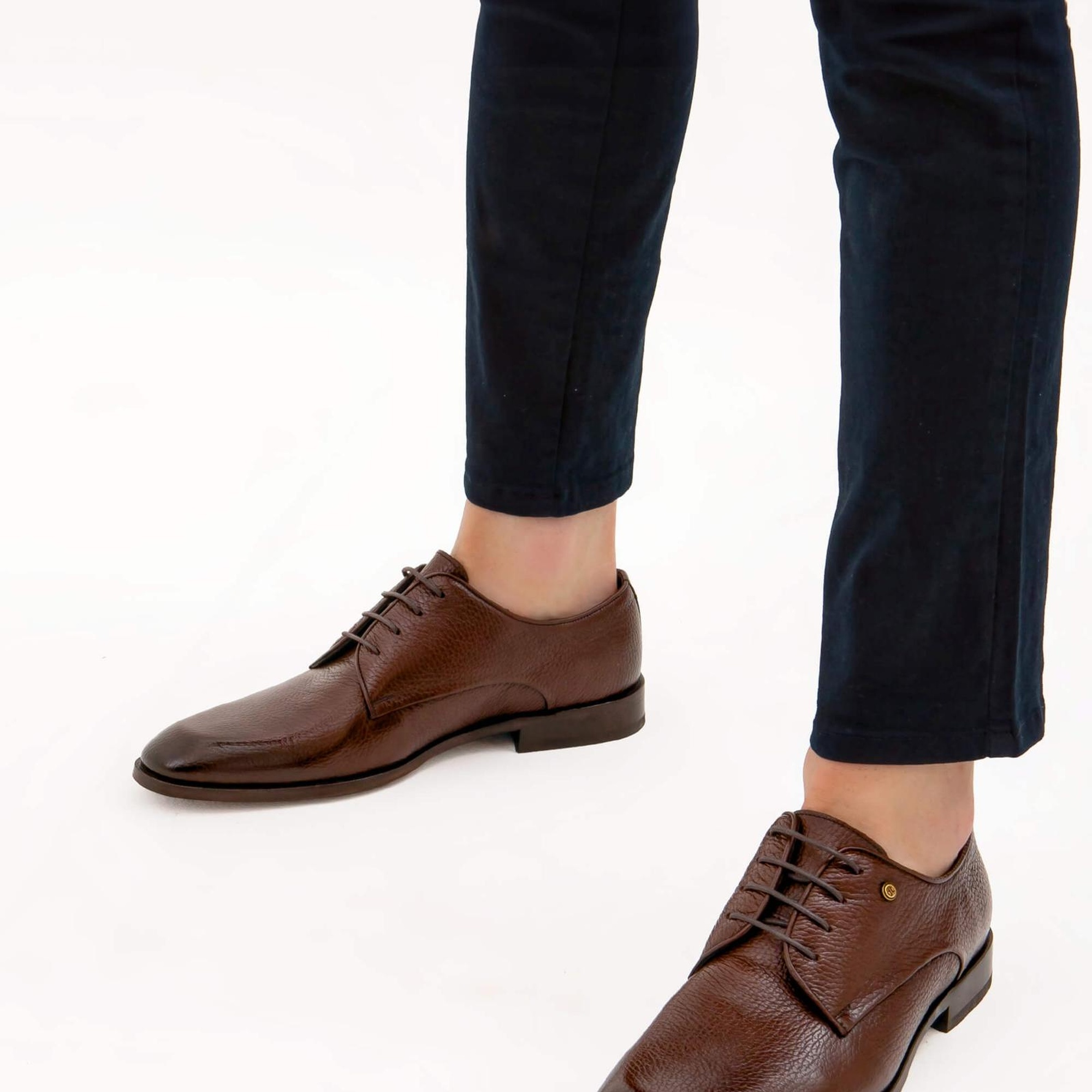 Tamer Tanca Erkek Hakiki Deri Taba Klasik Ayakkabı