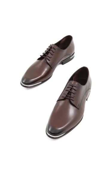  Tamer Tanca Erkek Hakiki Deri Kahverengi Deri Klasik Ayakkabı