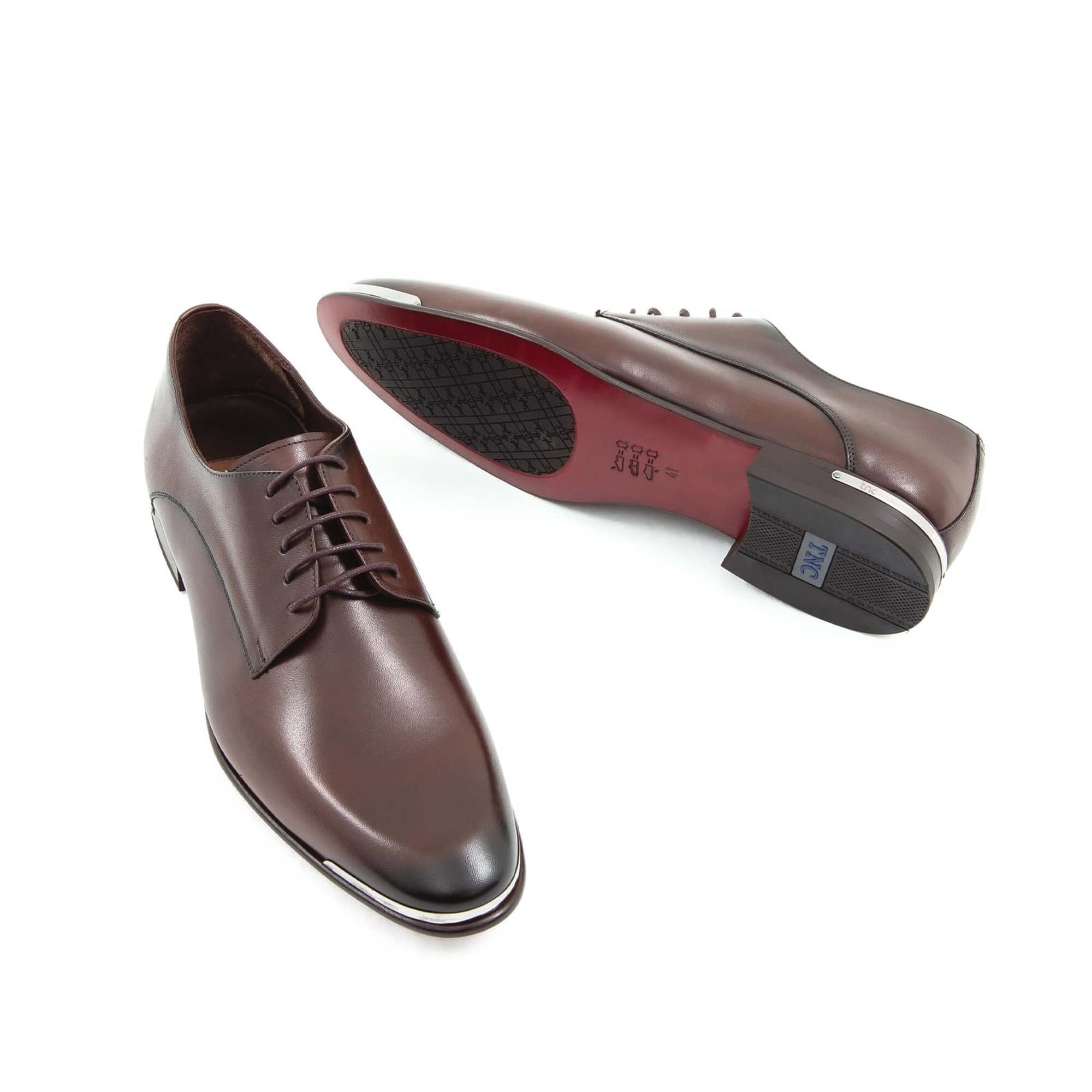 Tamer Tanca Erkek Hakiki Deri Kahverengi Deri Klasik Ayakkabı