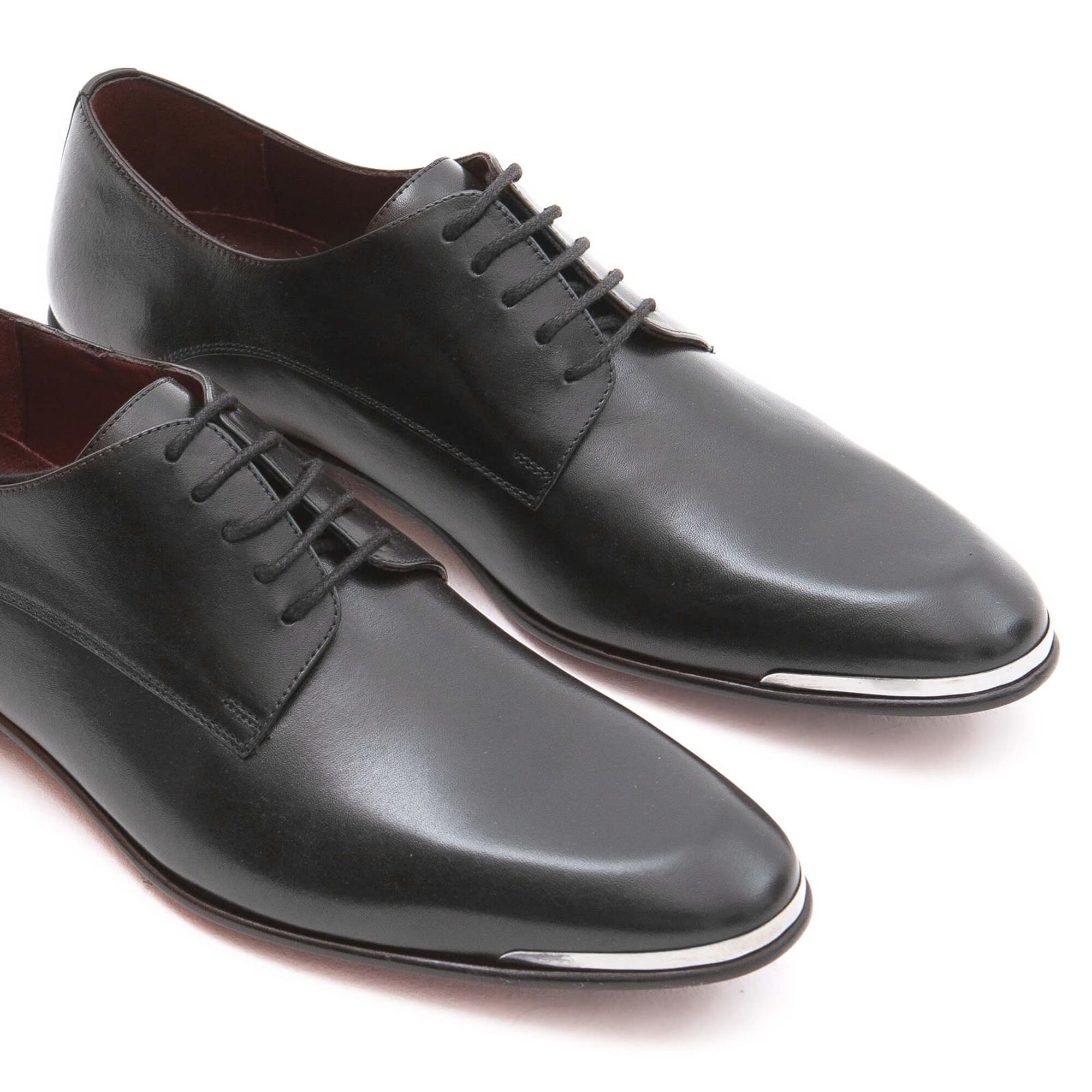 Tamer Tanca Erkek Hakiki Deri Siyah Analin Klasik Ayakkabı