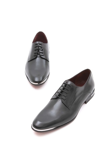  Tamer Tanca Erkek Hakiki Deri Siyah Analin Klasik Ayakkabı