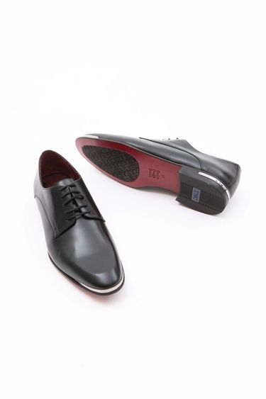  Tamer Tanca Erkek Hakiki Deri Siyah Analin Klasik Ayakkabı