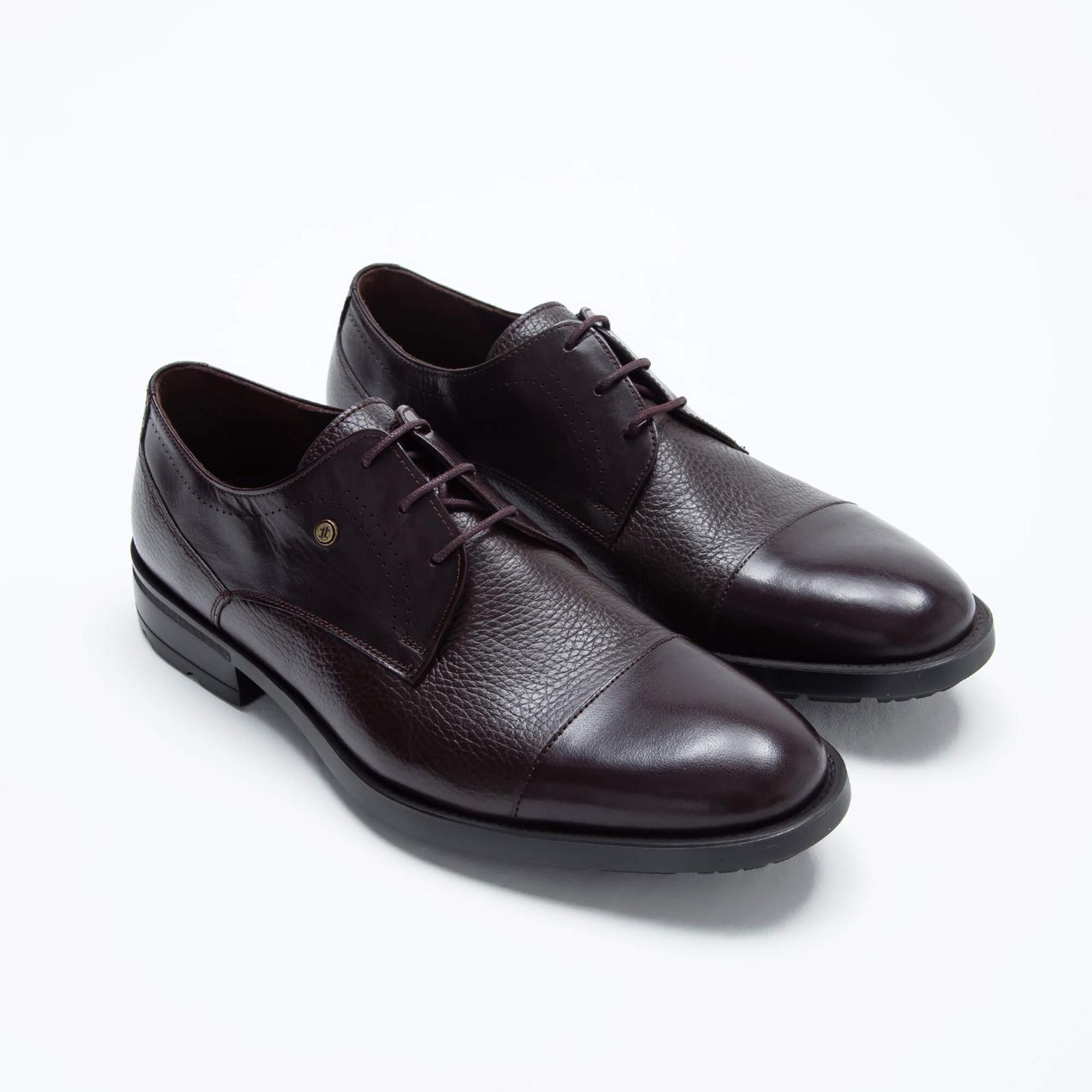 Tamer Tanca Erkek Hakiki Deri Kahverengi Klasik Ayakkabı