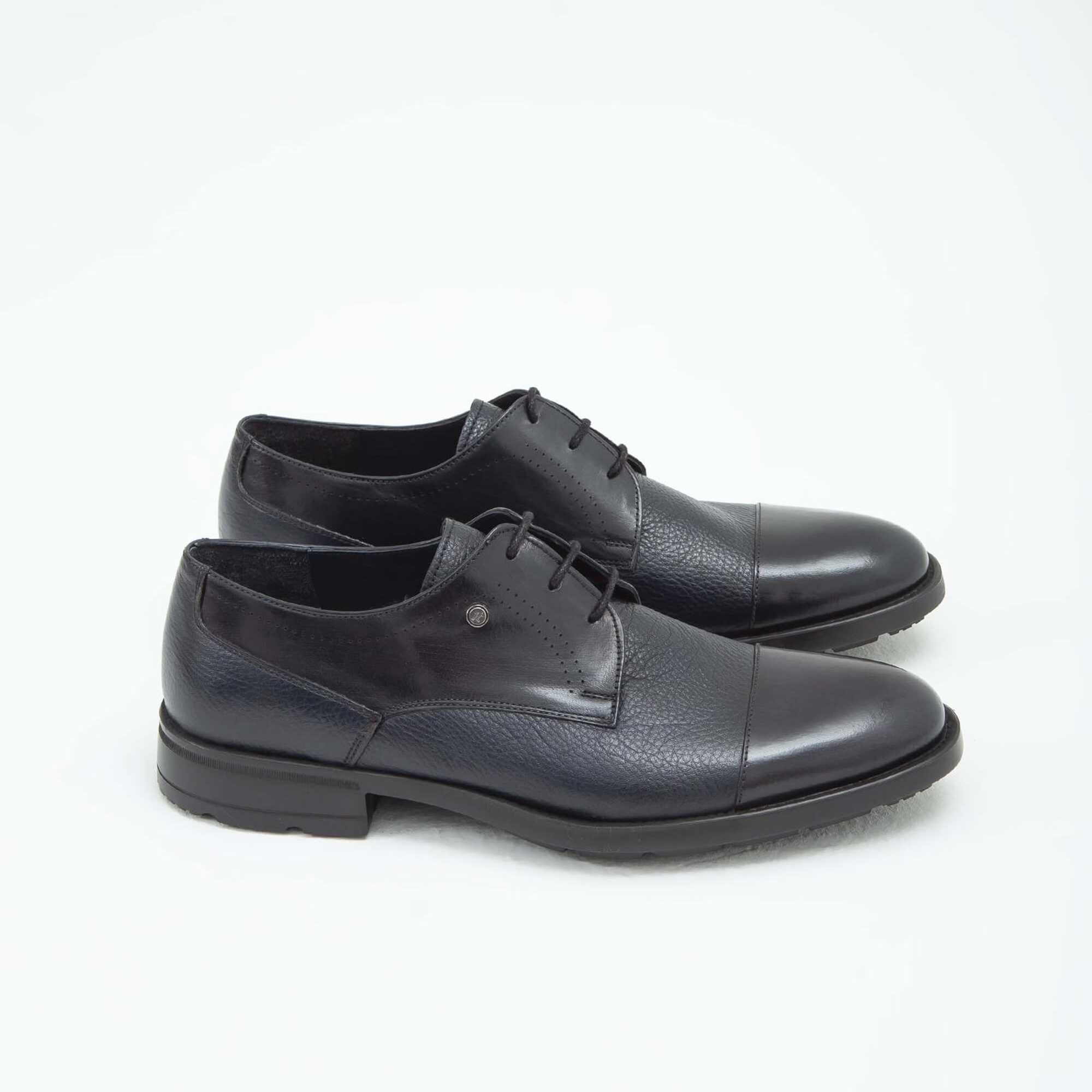 Tamer Tanca Erkek Hakiki Deri Lacivert Klasik Ayakkabı