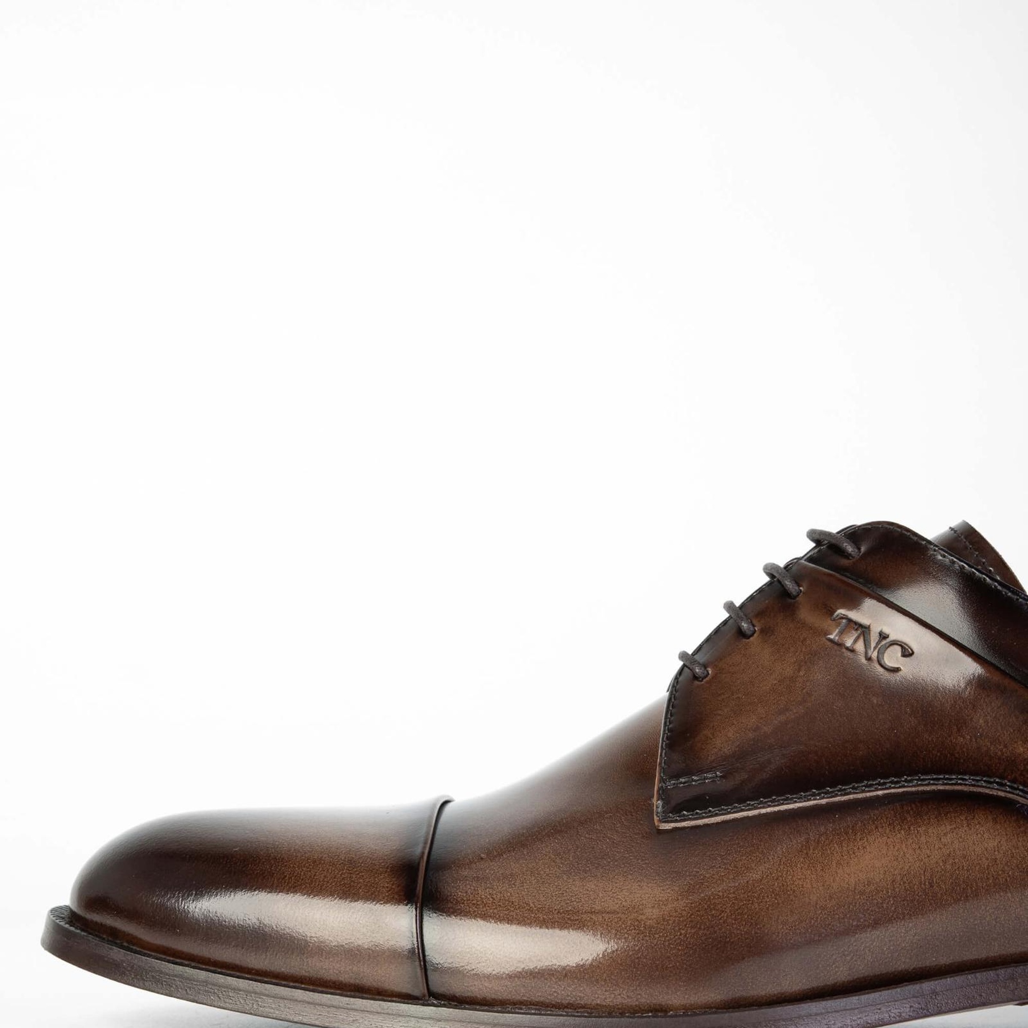 Tamer Tanca Erkek Hakiki Deri Kahverengi Klasik Ayakkabı