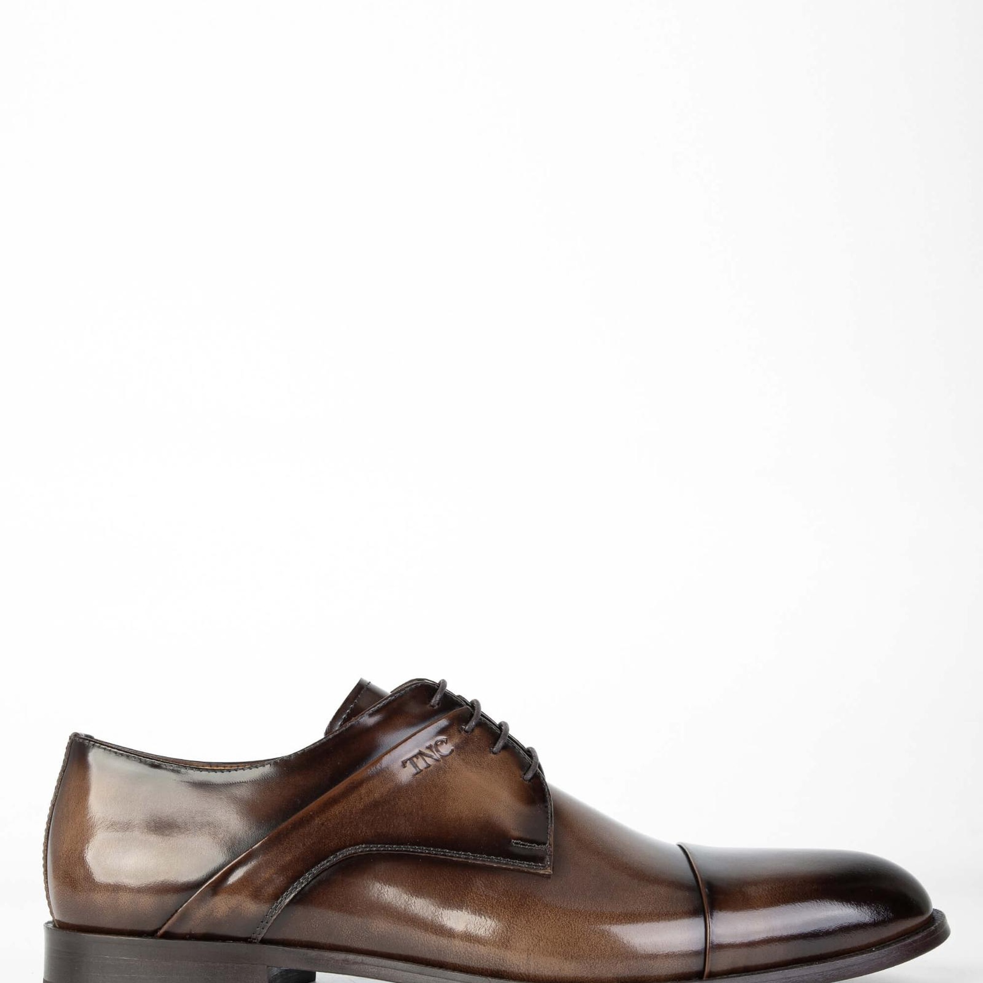 Tamer Tanca Erkek Hakiki Deri Kahverengi Klasik Ayakkabı