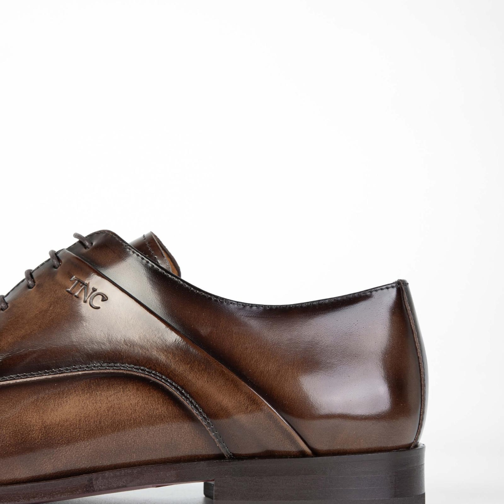 Tamer Tanca Erkek Hakiki Deri Kahverengi Klasik Ayakkabı