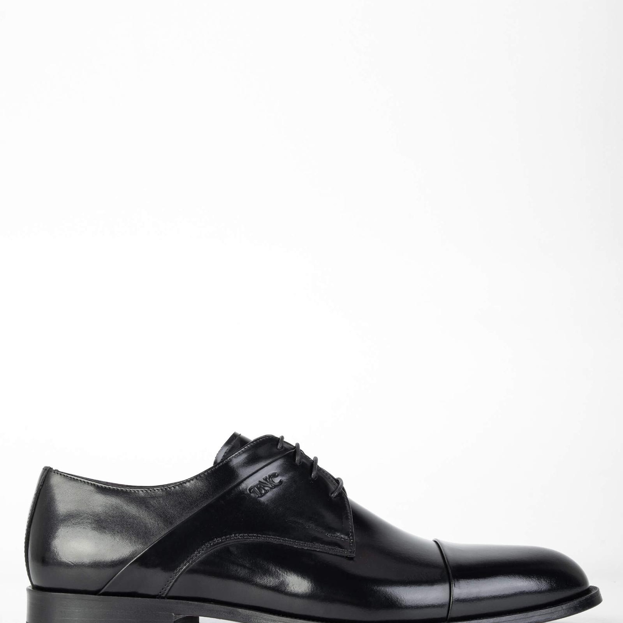 Tamer Tanca Erkek Hakiki Deri Siyah Deri Klasik Ayakkabı