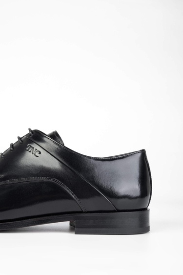  Tamer Tanca Erkek Hakiki Deri Siyah Deri Klasik Ayakkabı