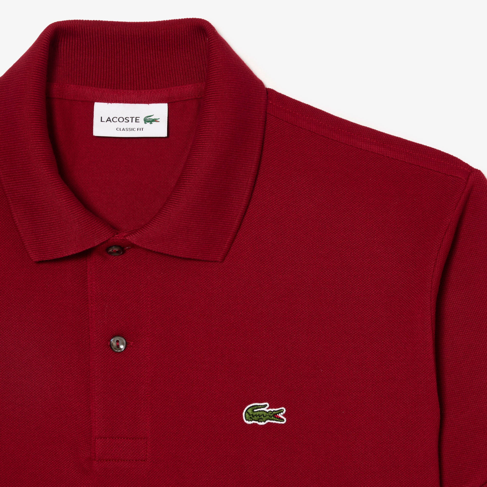 Lacoste L.12.12 Erkek Classic Fit Bordo Polo