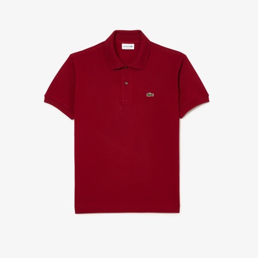  Lacoste L.12.12 Erkek Classic Fit Bordo Polo