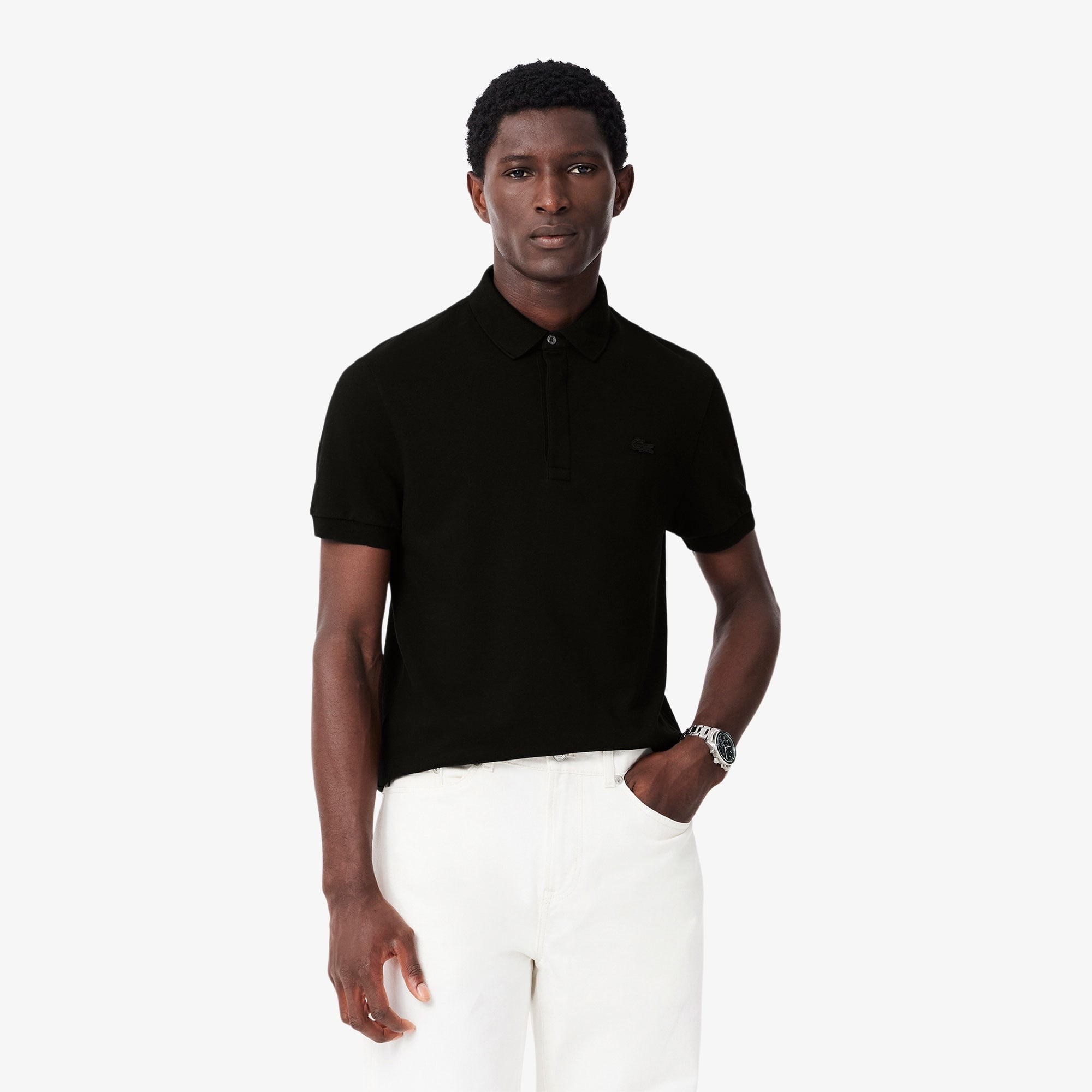 Lacoste Paris Erkek Regular Fit Siyah Polo