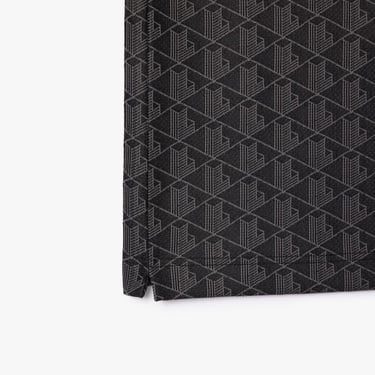  Lacoste Erkek Classic Fit Monogram Siyah Polo