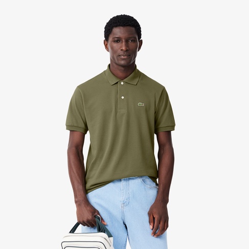  Lacoste L.12.12 Erkek Classic Fit Haki Polo