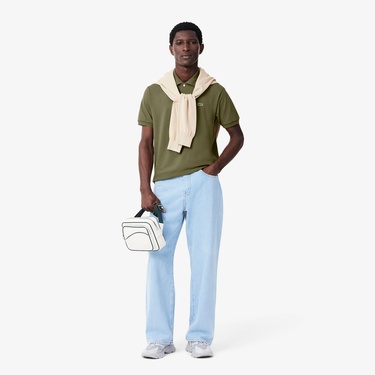  Lacoste L.12.12 Erkek Classic Fit Haki Polo