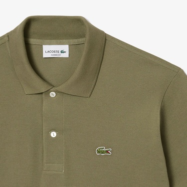  Lacoste L.12.12 Erkek Classic Fit Haki Polo