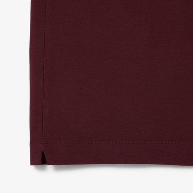  Lacoste Paris Erkek Regular Fit Bordo Polo